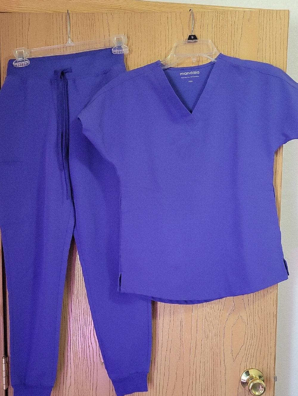 Indigo Size XXS Mandala Scrubs